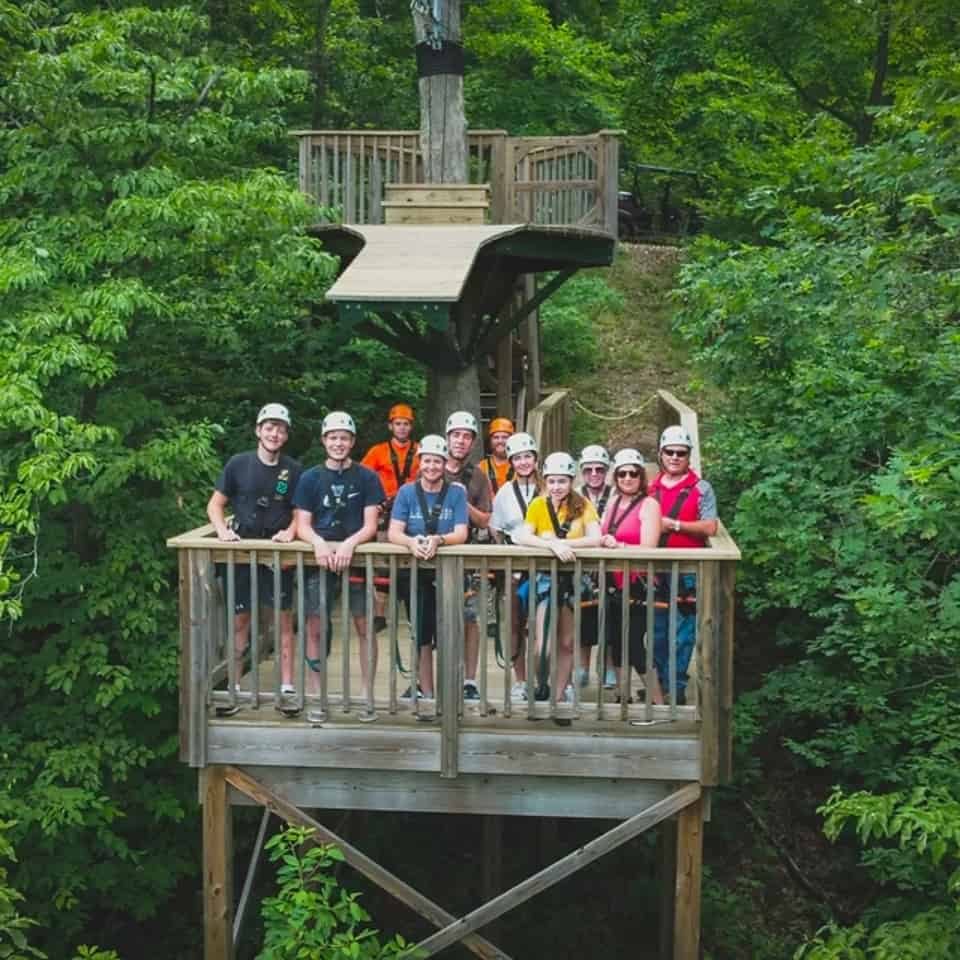 grafton il teambuilding zipline tour